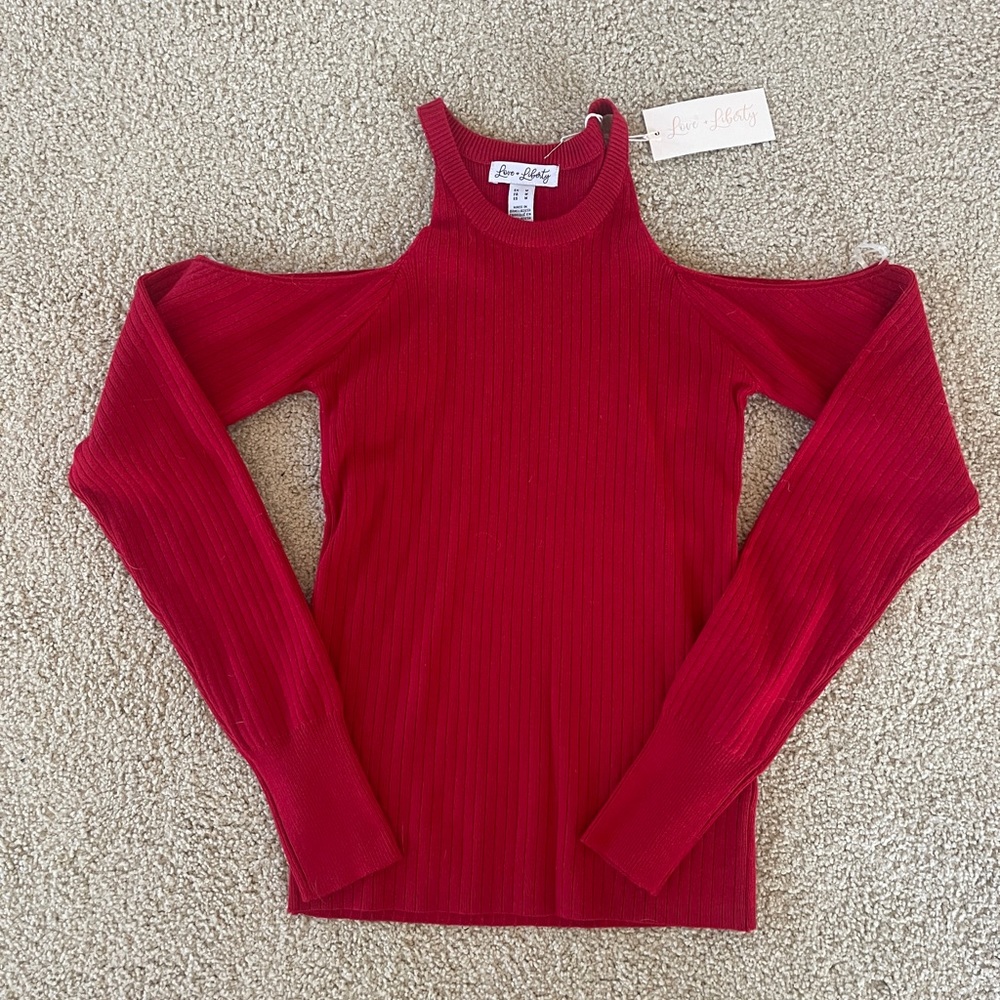 new red sweater